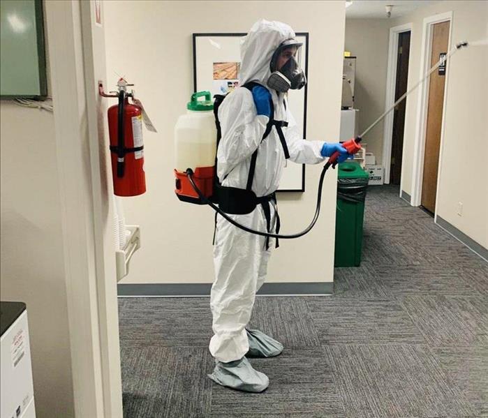 Proactive cleaning in full PPE